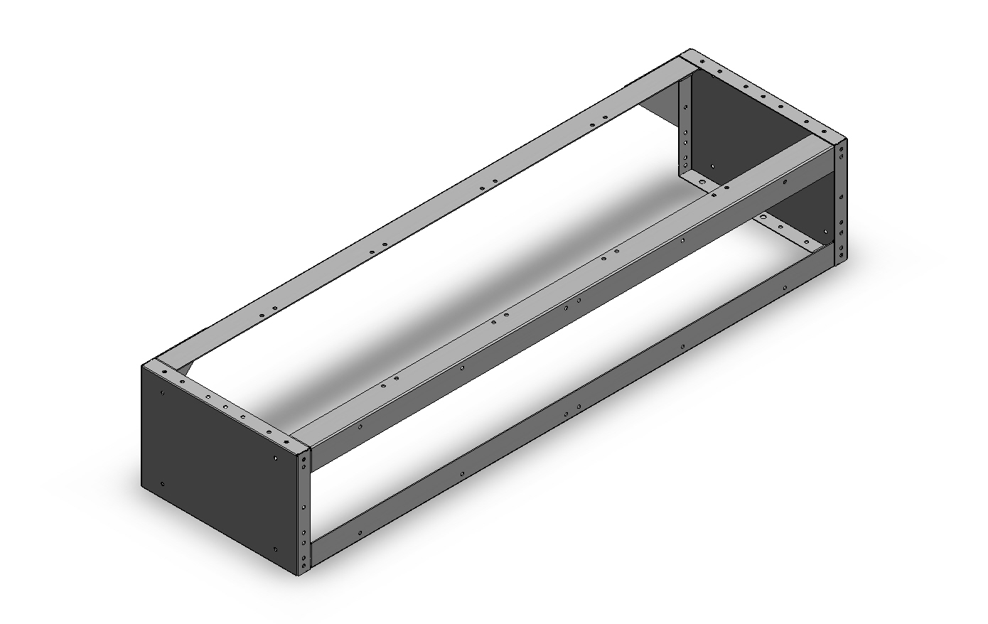 RADKASTENVERKLEIDUNG OFFEN 1.268X241X360