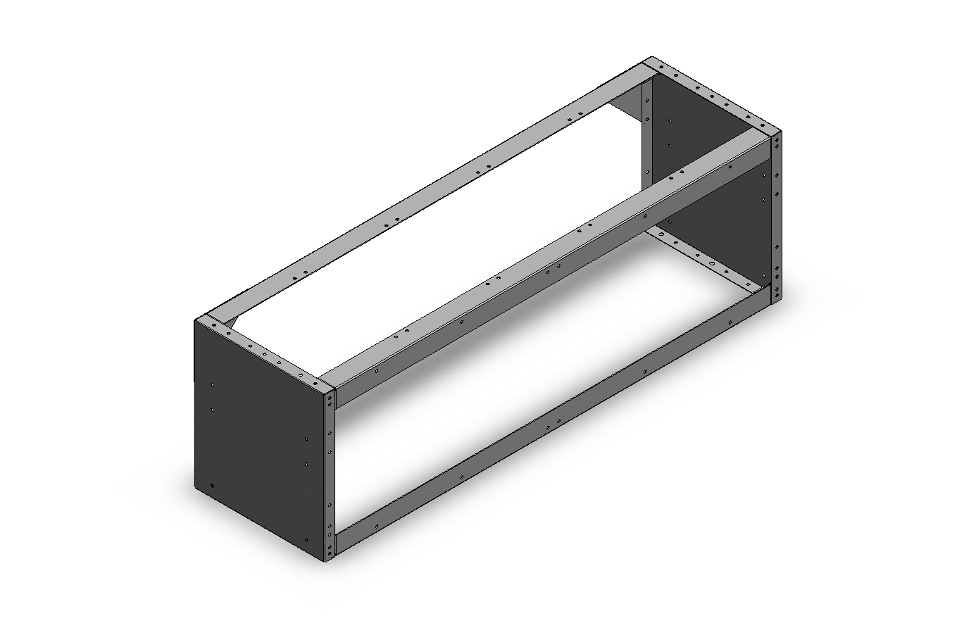 RADKASTENVERKLEIDUNG OFFEN 1.268X402X360