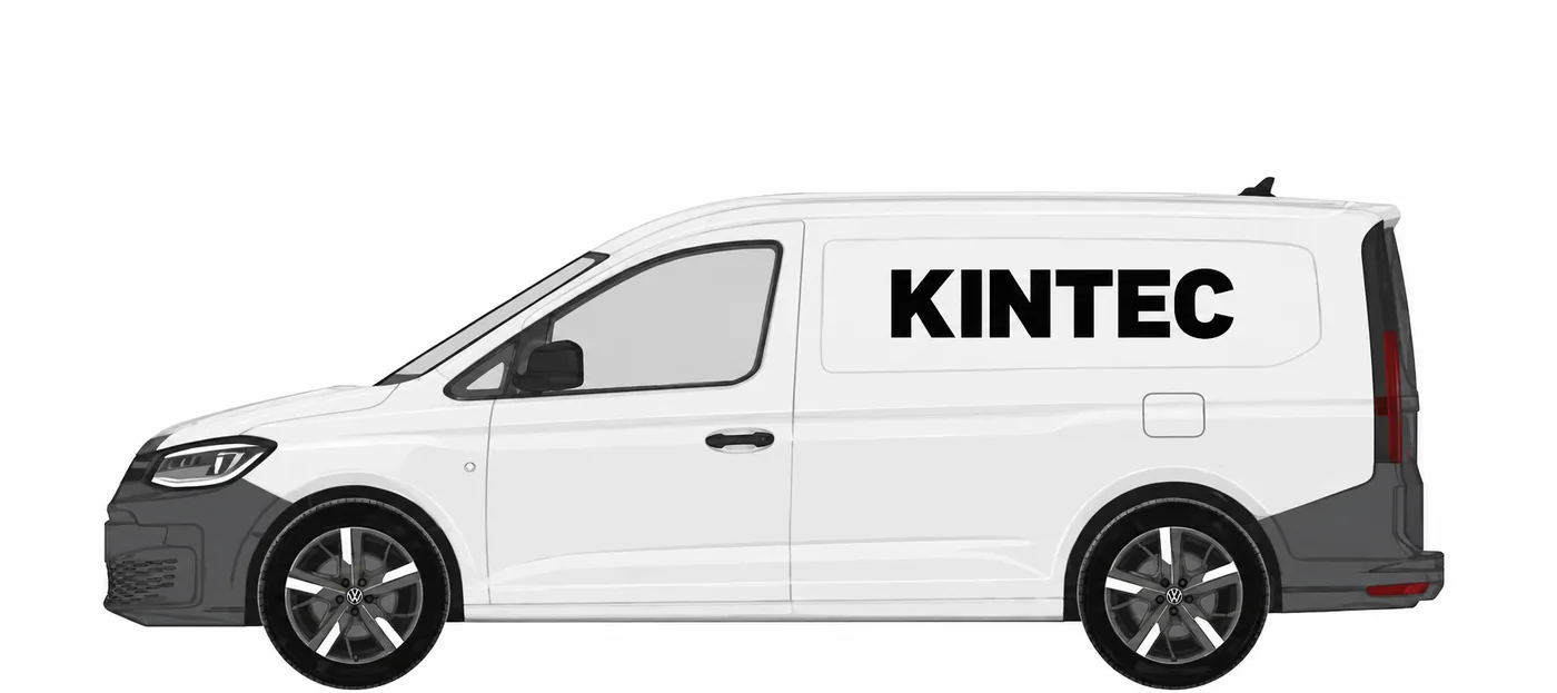VW Caddy Maxi L2 mit KINTEC Beschriftung