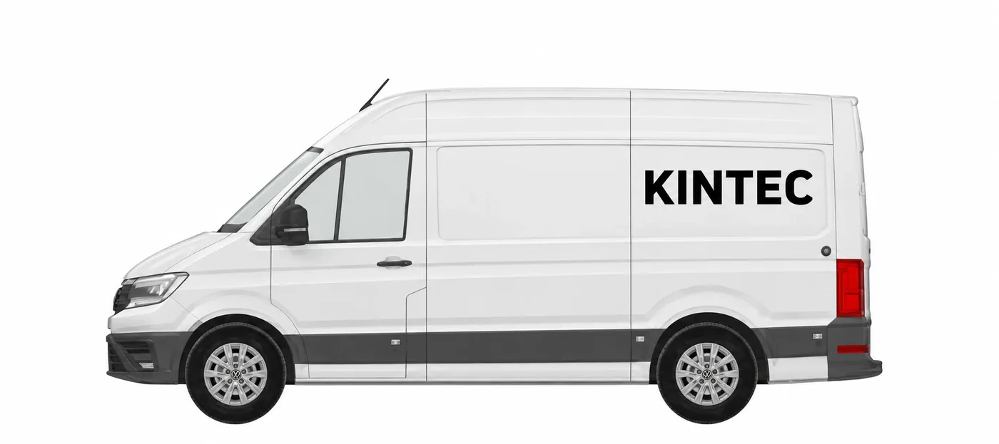 VW Crafter L3H3 mit KINTEC Beschriftung