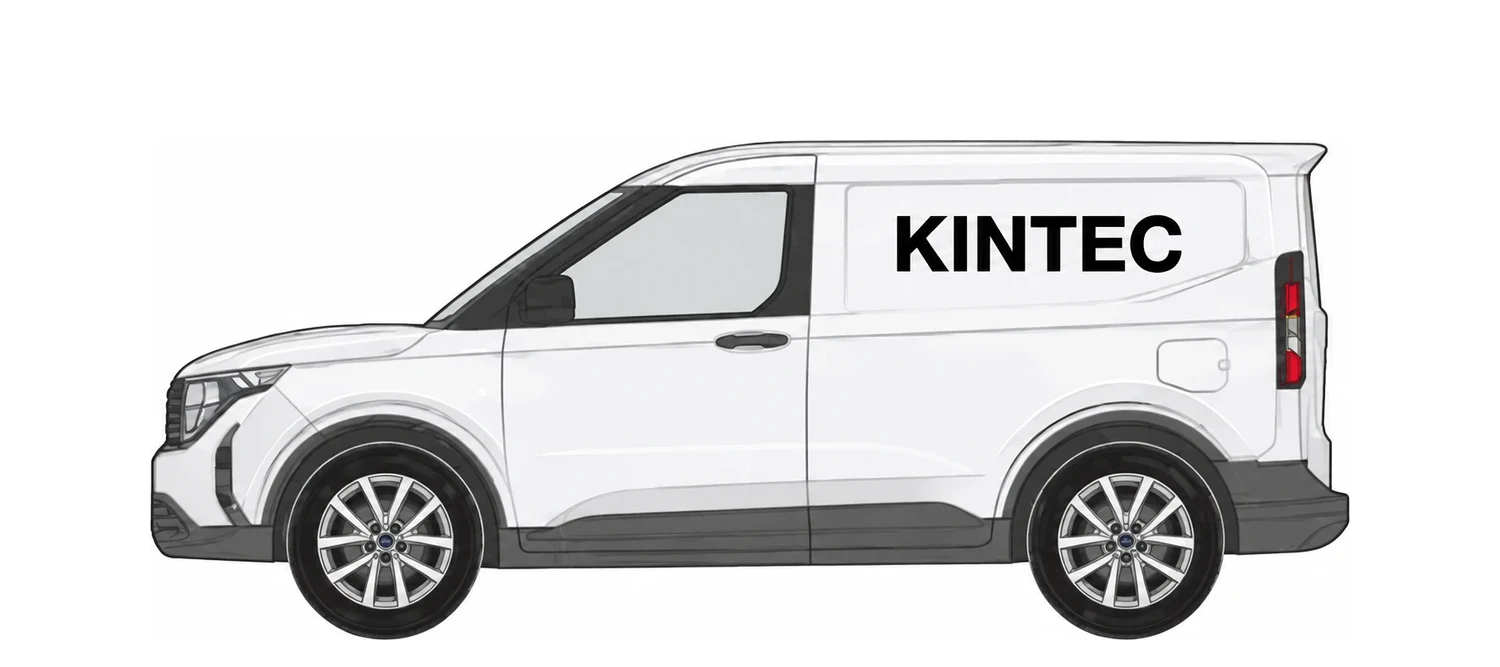 Ford Courier mit KINTEC Beschriftung