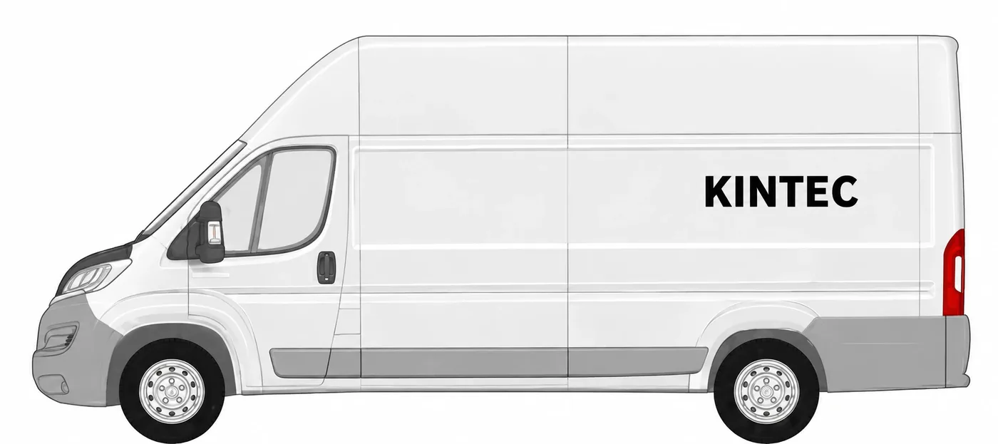 Toyota Proace Max L4H3 mit KINTEC Beschriftung