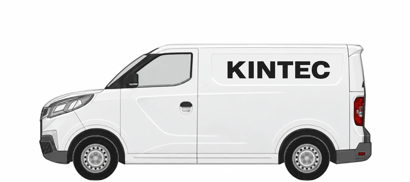 Maxus eDeliver 3 mit KINTEC Beschriftung