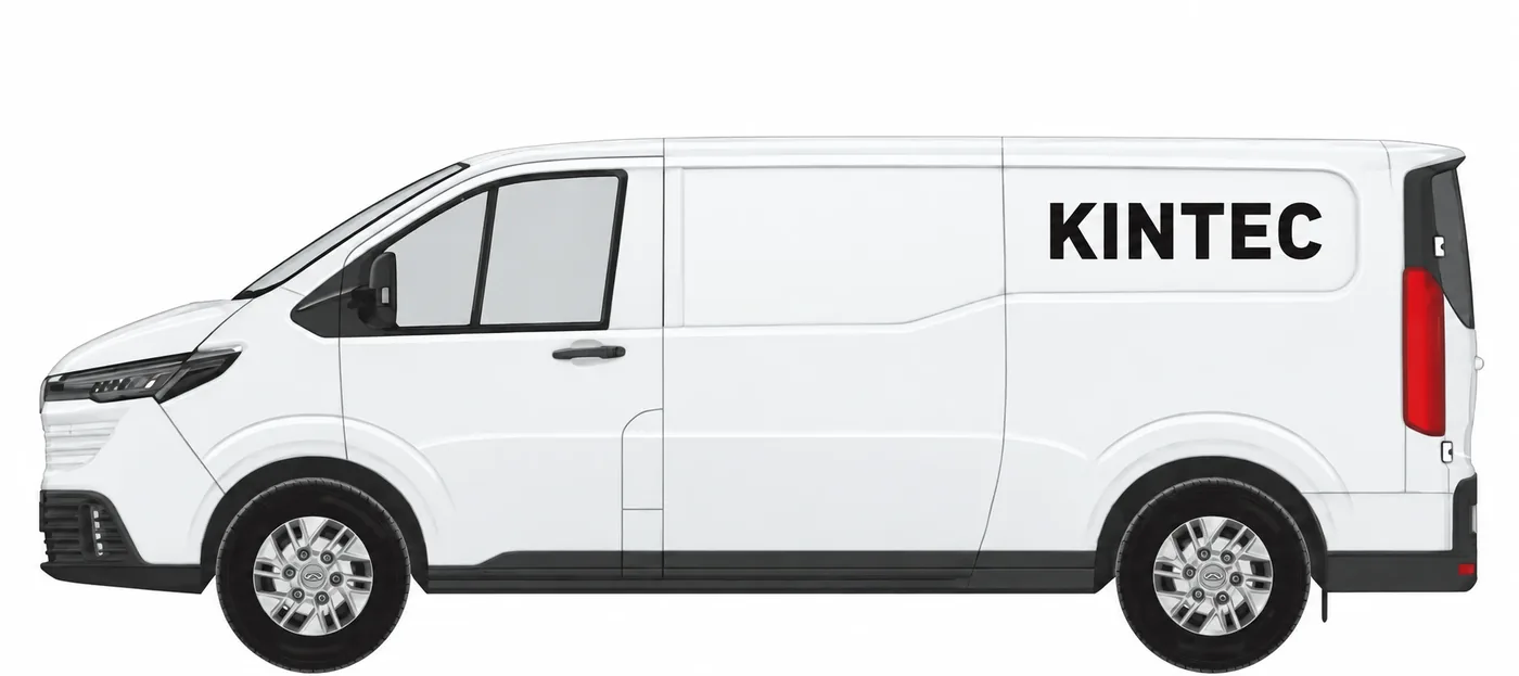 Maxus eDeliver 7 L2H2 mit KINTEC Beschriftung
