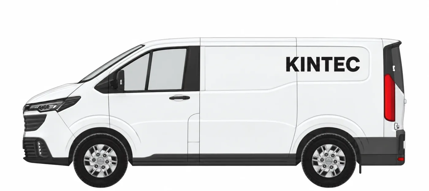 Maxus eDeliver 7 mit KINTEC Beschriftung