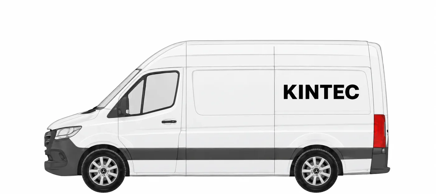 Mercedes-Benz Sprinter L2 mit KINTEC Beschriftung