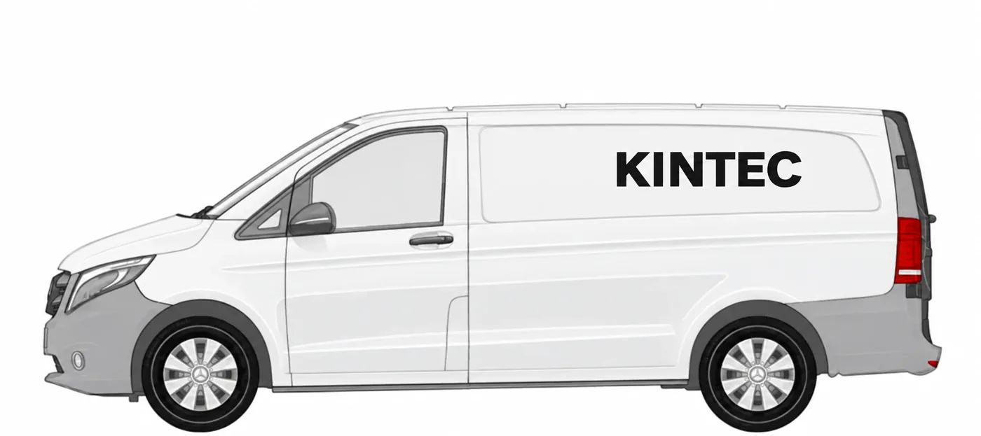 Mercedes-Benz Vito L2H2 mit KINTEC Beschriftung
