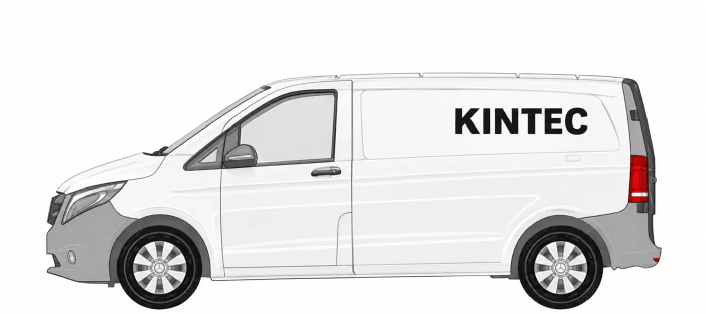 Mercedes-Benz Vito L1 mit KINTEC Beschriftung