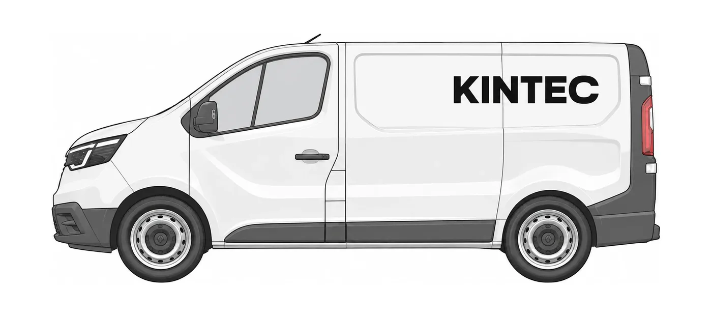 Renault Trafic L1 mit KINTEC Beschriftung
